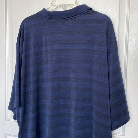 Donated.. George Navy with Black Striping Polo Big Man’s 3X Top Golf Shirt Prepp - Picture 9 of 15